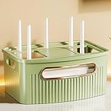 ♥ 【Avec trous de refroidissement】 : notre boîte de rangement pour routeur a des trous d'aération inférieurs pour assurer une dissipation efficace de la chaleur, éviter la surchauffe et prolonger la durée de vie du routeur tout en le maintenant stable.