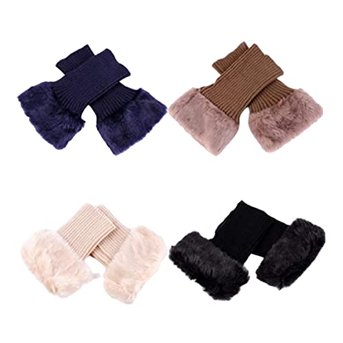 Calcetines para botas de mujer con piel sintética pack de 4 1