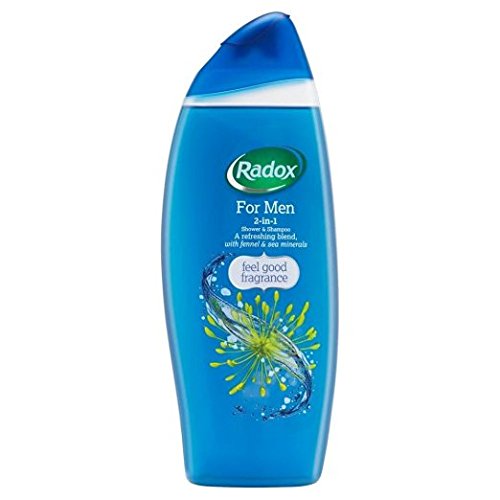 Radox for Men 2in1 Shower Gel - Fennel & Sea Minerals (500ml) - Pack of 6