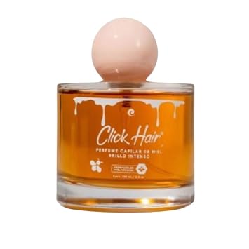 Click Hair Shampoo de miel x 300ml, Perfume de miel Click hair x 100ml, Mascarilla de miel Click hair x 300ml y Miel Capilar click hair x 50ml (4 Pack)