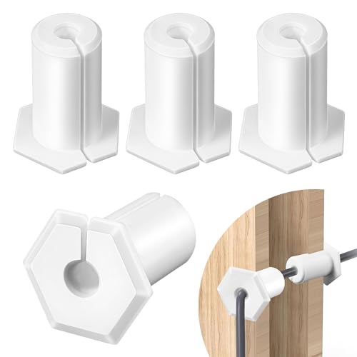 4 Pcs Cable Routing Kit Compatible with Starlink Cable Grommet, White