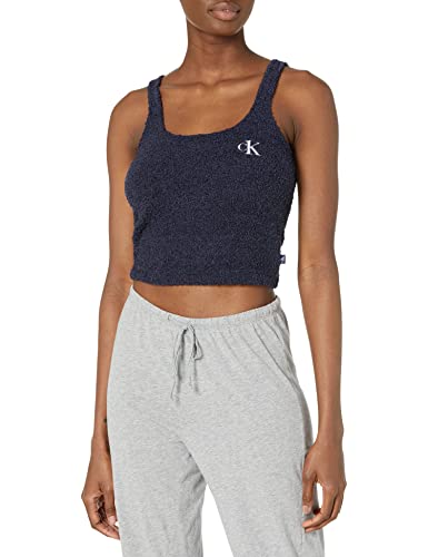 CK One Plush Lounge Tank Top haut de pyjama femme anti-irritation coupe fluide