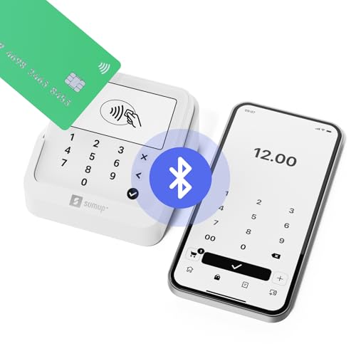 SumUp Solo Lite Bundle – Kartenlesegerät mit Ladestation – Mobiles Kontaktlos-Terminal für EC- & Kreditkarten, Apple Pay & Google Pay – Keine Monatsgebühren, Sicher & Kompakt