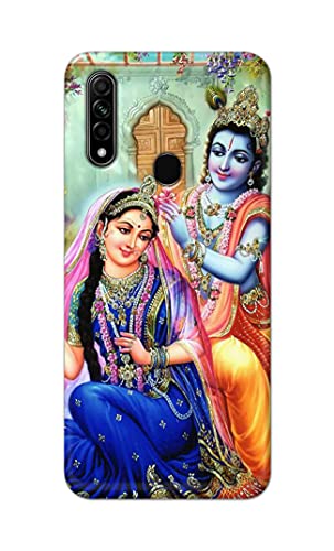 Image of Printed Hard Back Cover Case for Oppo A31 Back Cover (Radha Krishna) -1803