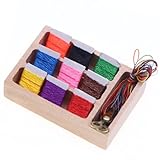 Organizzatori di fili rettangolari retrò piccoli mobili con design funzionale per case delle bambole Display realistico scatola da cucito modello per scena artigianale fotografia puntello