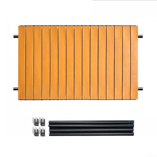 Tavolo da campeggio, pieghevole, per camper, picnic, con uova dorate, portatile, per esterni, pieghevole, per roulotte e spiaggia (giallo, 12,7 cm)