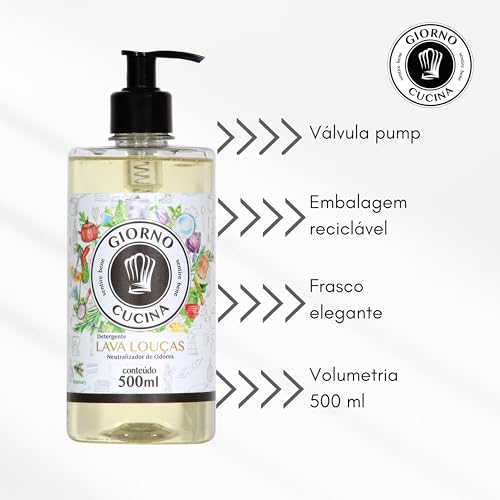 Lava Louças / MasterChef, Giorno Cucina, 500 ml, Branco