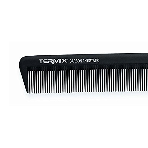 Termix Professional Carbon Comb with Metal Teeth for Highlights and Styling Comb with highly resistant and durable fibre Antistatic and resistant to high temperatures - Image 2