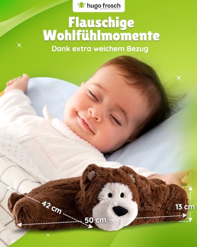 Hugo Frosch Wärmflasche Klassik 1,8l mit Kuschelkissen