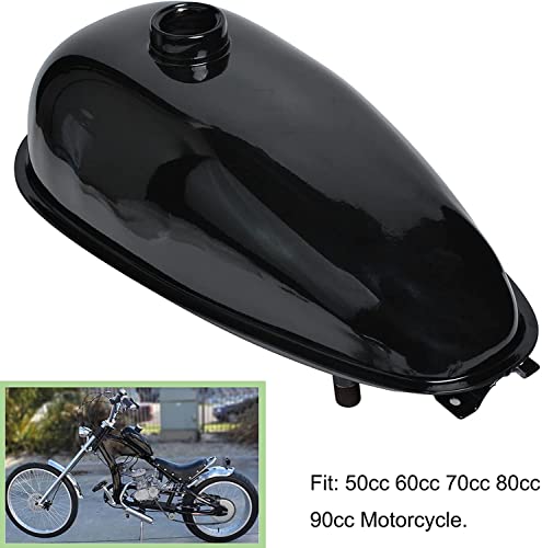 4L Gas Tank For Motorized Bicycle, Gas Tank For Motorized Bicycle With Cap Spark Plug Petcock Fuel Line Filter, For 49Cc 60Cc 80Cc Engine Motorized Bicycle #TOP5