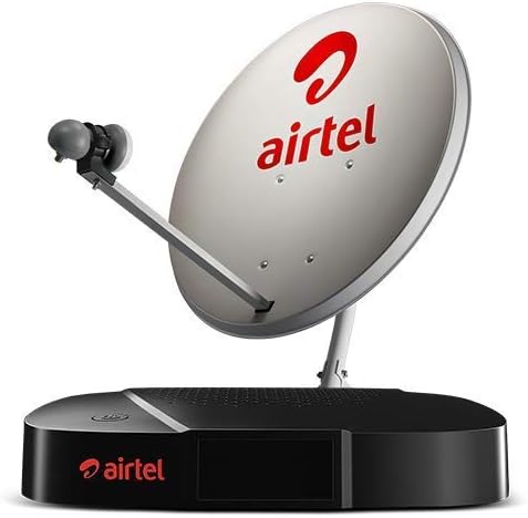 Airtel DTH HD Set Top Box |1 Month Mega HD Pack I Free Standard Installation|Recording Feature
