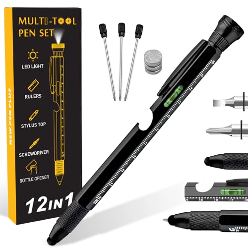 Zynxel Cadeau Homme Noel, Stylo Multifonction 12 en 1, Idee...