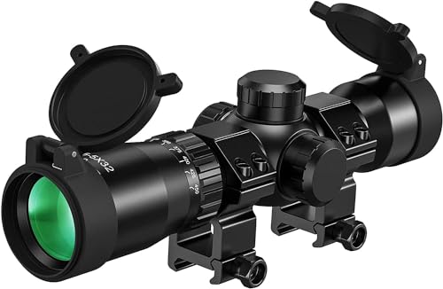 CVLIFE 1.5-5x32 Crossbow Scope with Illuminated Reticle