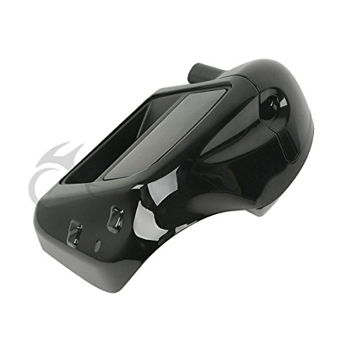 Xfmt Motorcycle Fairing Lowers Vivid Black Air-Cooled Lower Vented Leg For 2014-2023 Harley Touring Road King Street Glide Road Glide Electra Glide #TOP6