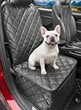 KritterKorner Car Seat Cover for Dogs,Waterproof PU Leather Dog Car Front Seat Cover,Heavy Duty Captain Seat Protector for Pets & Humans,Fit for Most Vehicles, Pickups,Trucks, SUVs(Black)