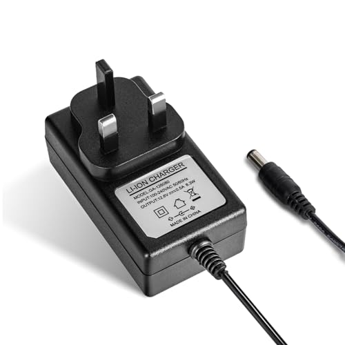 MKHS Massage Gun Charger 12.6V/0.5A Power Supply Charger Power Cord Line: 0.7m/27.5inch Switch Power Supply Adapter Charger (12.6V/0.5A)