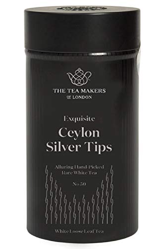 The Tea Makers of London Rare Ceylon Silver Tips Loose Leaf White Tea 50g Caddy