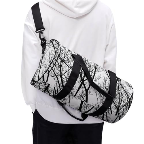 Sac week-end branches noires pour voyager léger sans s'encombrer - 6