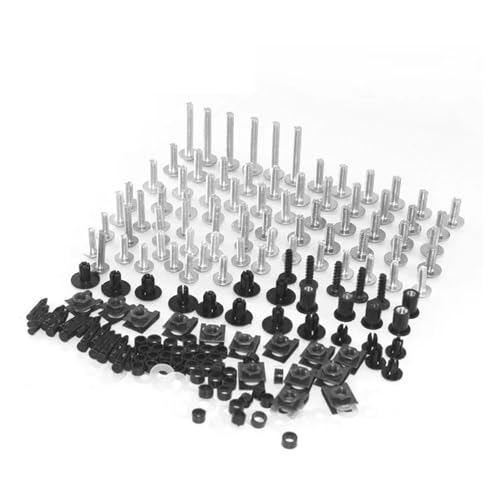 For SUZUKI GSXR GSX-R 600 750 1000 K5 K6 K7 K8 K9 K11 GSX-S750 GSX-S1000 GSR600 GSR750 Motorcycle Fairing Screw(Black)(Silver)