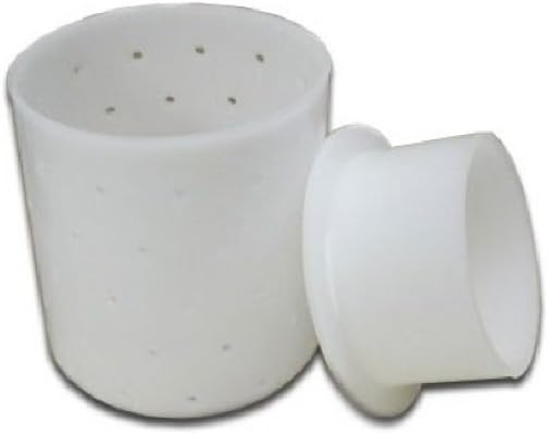 CHEESE MAKING MOLD 3- CYLINDER, BASE AND FOLLOWER