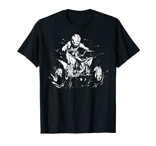 Gráfico de barro divertido de carreras de barro de Quad Racer Camiseta