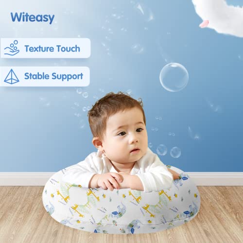 Witeasy Nursing Pillow And Positioner, Bottle Breast Feeding Pillows With Removable Cotton Blend Cover (Elephant-2) #TOP3