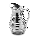 Wilton Armetale Flutes and Pearls Beverage Pitcher, 2-Quart