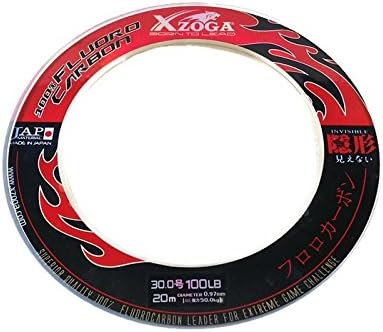 100% Fluorocarbon Invisible Fishing Leader Line 100Lb/20M (1)