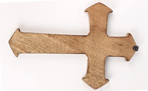 Trendbell Father's Day Gifts Wooden Decorative Wall Cross French Handmade Plaque Altar Cross Home Living Room Celtic Wall Cross Home Decor #TOP5