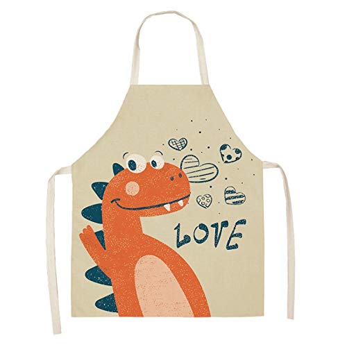 Arbeitsschürze für Schule, 21 Cartoon-Muster, universell, für Männer und Frauen, Erwachsene, zum Kochen, Grillen, Kinder, Zeichnen, Backen, 2 Größen (Farbe: 3, Größe: 55 x 68 cm für Erwachsene)