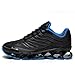 Men's Blade Fashion Sneakers Shoes Breathable Walking Shoe Sport Athletic Shoes Road-Running Shoes Black Blue