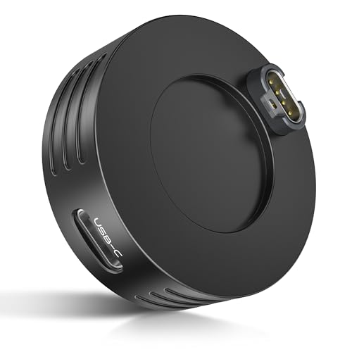 Elebase Adaptador Cargador USB C para Garmin Watch,Cable de Cargar USBC,Base de Carga Tipo C for Garmin Fenix 8 AMOLED 7X 6X Pro Sapphire Solar,Epix Pro Gen 2,Tactix 8 7,Enduro 3 2 Descent Mk3 3i