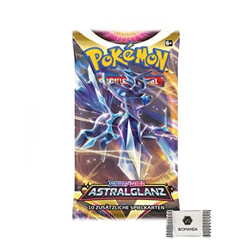 Pkm Schwert & Schild Astralglanz Booster Packs - GRATIS Womanda Traubenzucker (1 Booster, Deutsch) Cover