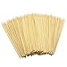 Hysagtek 400Pcs Wooden Bamboo Skewers Sticks for BBQ Fruit Chocolate Fountain Fondue Kabob Crafting and Party 15cm
