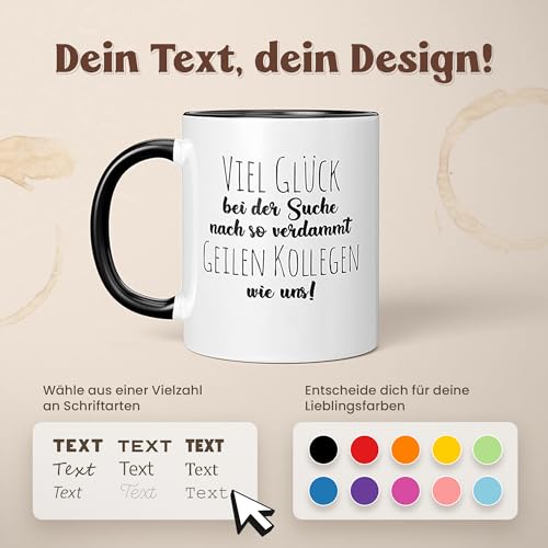 LIEBTASTISCH Personalisierte Tasse – Tasse mit Namen – Spülmaschinen- & Mikrowellengeeignet – In Deutschland bedruckt – 330 ml… – Ansicht 6