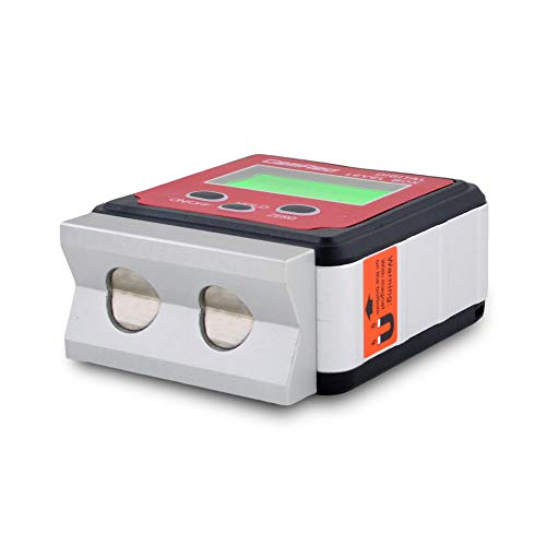 Gemred Digital Angle Gauge (Aluminum-With V-Groove Bottom & Hold) #TOP2