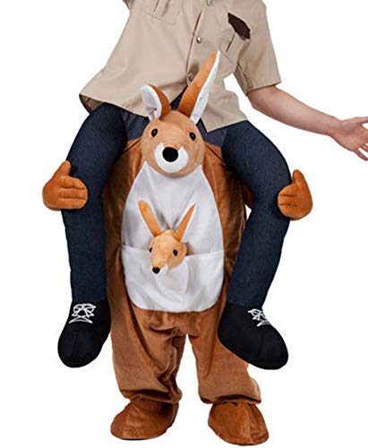 UBCM Ride On Me Carry On Kangaroo Costume Christmas Mascot Costume (Kangaroo)