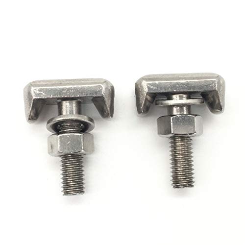 2 PCS Replacement 19116852 Battery Cable Tensioner T-Bolt Battery Terminal Bolt Kit for GM BMW Audi 6X0-915-138