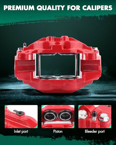 Image of SCITOO Front Right Brake Caliper Without Bracket 19-3274 Compatible For Toyota Sequoia 2008-2013 For Toyota Tundra 2007-2013