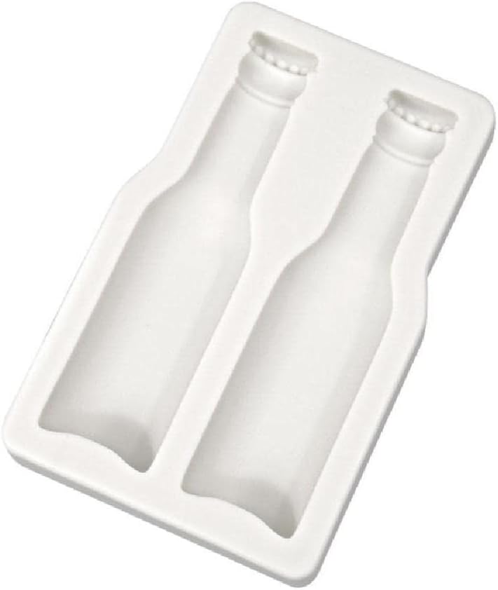 Molde de silicona forma botella de cerveza para repostería miniatura 1