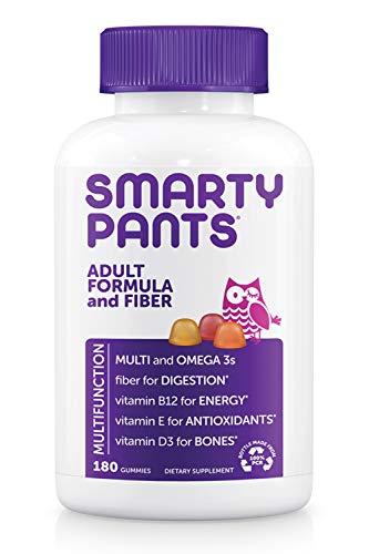 Daily Gummy Multivitamin Adult w/ Fiber: Fiber for Digestive Support, Vitamin C, D3