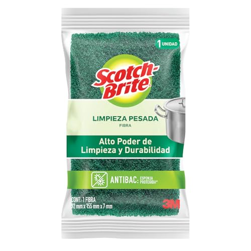 esponja verde marca Scotch-Brite