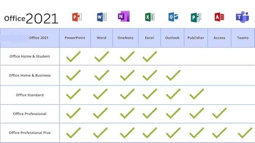 Image of MS Professional Plus 2021 Lifetime | (1 User) Retail License Key | 1 Year Validity | Version | Lifetime Regular Updates & Reinstallations | Updated 2025