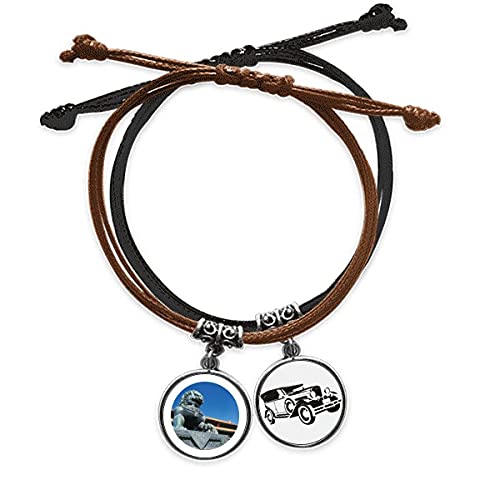 Puma Sky bracelet Le Palais impérial de Chine, le cadeau idéal en cuir et corde tressée