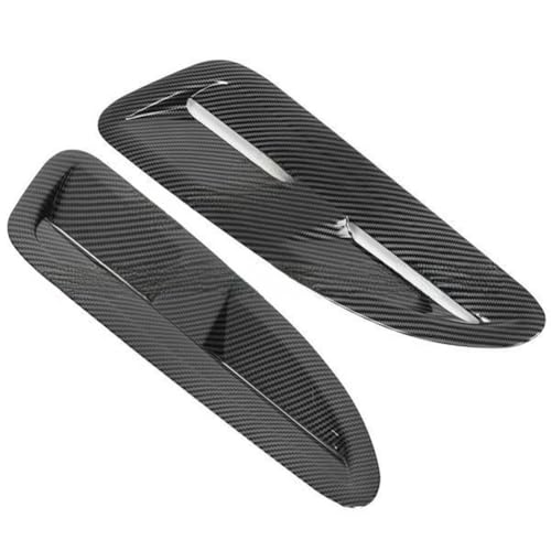 Capots d'aération style fibre de carbone XKR grille ABS pour surchauffe