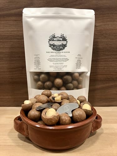 Noci di Macadamia Leggermente Tostate in Guscio - Pre-Crack -