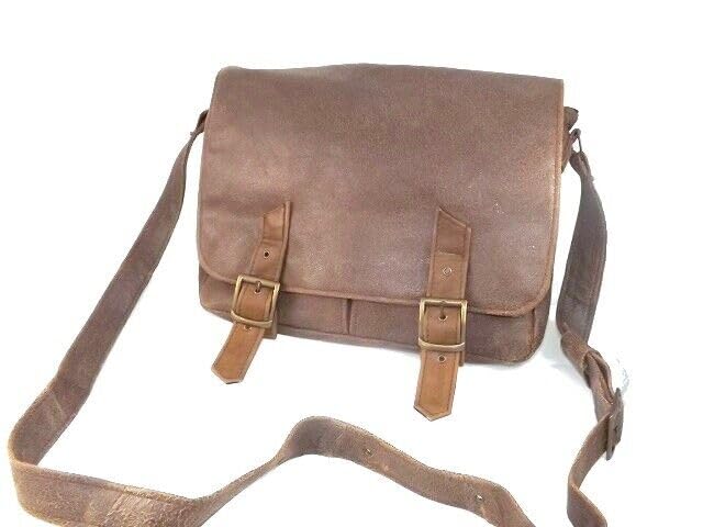  Altieri BORSA ARTIGIANALE A TRACOLLA UOMO IN VERA PELLE VITELLO, MOD PRAD-STORY
