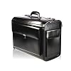 Leather Pilot Case Business Laptop Travel Flight Briefcase Bag Hand Luggage (Pilotcase)