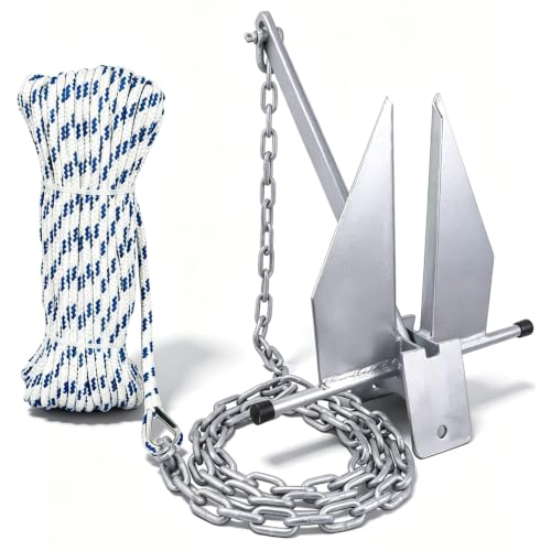 Young Marine Portable Galvanized Fluke Style Anchor Kit Incl...