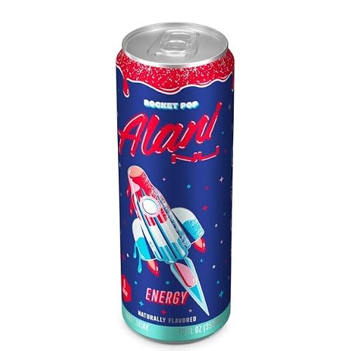 Alani Nu Energy Drinks 6 Cans Sugar Free 200Mg Of Caffeine B Vitamins 12 Fluid Ounce Cans (Rocket Pop) #TOP4